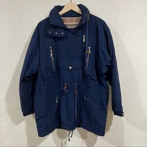Bogner navy blue anorak pullover winter jacket
